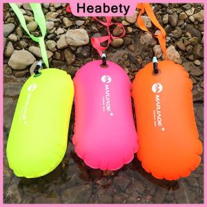 Heabety 1PC PVC Swimming Buoy Safety Air Dry Tow Bag Float Inflatable Signal Drift Bag