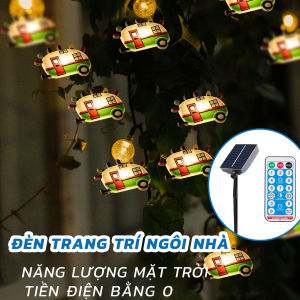 Đèn trang trí năng lượng mặt trời hình ngôi nhà dây dài 5m chuẩn chống nước không tốn tiền điện