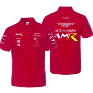 New F1 racing suit same style as the Alfa Romeo team sports racing suit short-sleeved T-shirt casual POLO shirt
