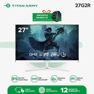 TITAN ARMY 27G2R 27inches Flat Fast IPS 2K 180Hz 2560*1440 1ms Gaming Monitor
