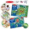 (ของแท้ USA)ของเล่น STEM จิ๊กซอไม้ ฟันเฟืองเสริมตรรกะ Animal Wooden & Sea Gear Puzzle Melissa & Doug หลากรุ่น 31003 31004. 