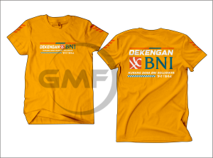 KAOS MURAH PROMO  DEKENGAN BNI N32  CREWNECK PRIA WANITA SABLON DIGITAL TRANSFER FILM COTTON COMBED
