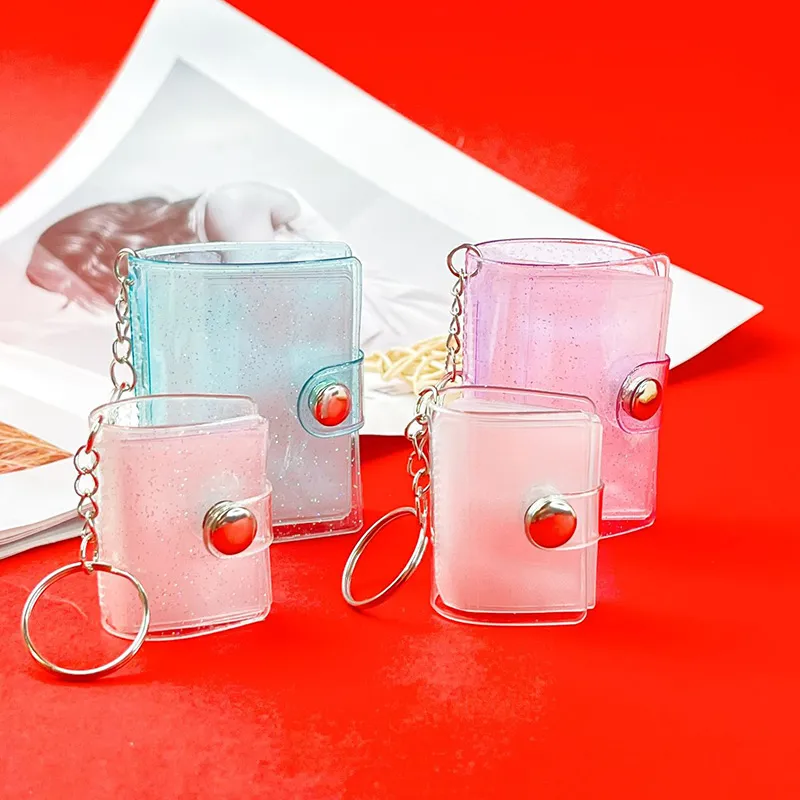 1/2/3inch Mini Photo Album 16/20/36 Pockets Photocard Holder Keychain Transparent Frosted Kpop Photocard Binder Album Photo Hold - 15