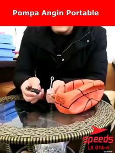 Pompa Angin Ban Mini Portable Pompa Ban Sepeda Bola Pelampung Serbaguna