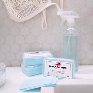 Hokage Mom by Ninja Made Plant Based Eco Friendly All Purpose Multi Surface Cleaning Strips 30 pcs (Natural Floor  Kitchen  Bathroom Cleaner)