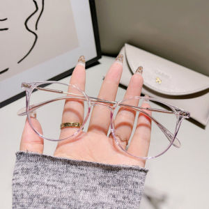 แว่นตาแฟชั่น แสงสีฟ้า แว่นตากันแดดสำหรับผู้หญิงแว่นตาแว่นตากลมใบหน้าขนาดใหญ่ MIMOON