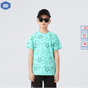 Áo thun bé trai AKL 25kg - 45kg áo thể thao thông hơi ngắn tay cho bé trai size đại 5 đến 12 tuổi