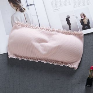 Áo Bra Ống Phối Ren Tăm Cài Sau Mặc Cực Xinh You&Me Bra - 1911