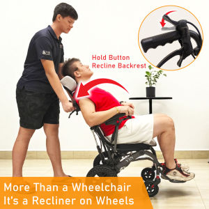 ViN-Q19 Travel Recliner Pushchair Flip-up Armrest & Footrest Adjustable Headrest Cabin Approved Size