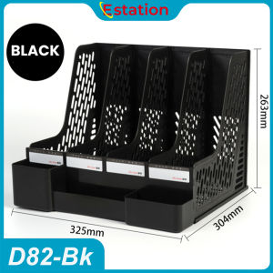 Estation - Desktop Organizer File Organizer Rak Buku Sekat Ins Minimalis Meja Belajar Stationary Kit