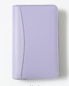 A6 Zip Macaroon Bag Color PU Leather DIY Binder Notebook Cover Diary Agenda Planner Paper Cover School Stationery2026