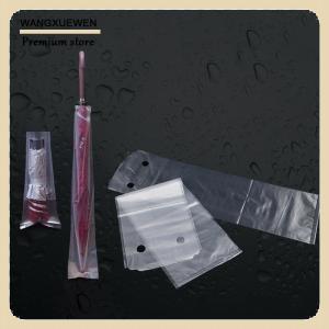 [COD] ถุงร่มแบบใช้แล้วทิ้ง100ชิ้นที่คลุมร่มพลาสติกใสกันน้ำสำหรับโรงแรมล็อบบี้ทางเข้าประตูกระเป๋าร่ม