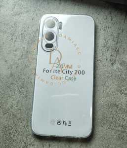 new clear case itel city 200 itel city a100c tpu transparan clear hd case