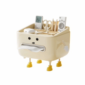 SDFBN with Lid Paper Towel Box Dustproof Multifunctional Tissue Box Organizer Box Modern Stylish Tissue Dispenser Living Room