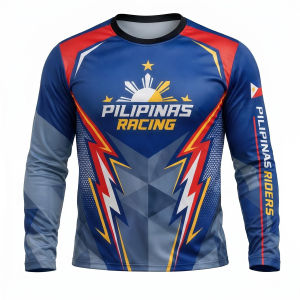 Mens Plus Size SE Rider Graphic Long Sleeve Motorcycle Crew Neck Top LA043