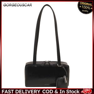 PU Leather Underarm Bag Versatile Square Bag for Women Work Shopping Travel Daily