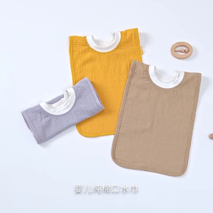 Thoáng khí Yếm trẻ em trẻ sơ sinh chảy nước dãi BIB bông khăn trẻ em không thấm nước đàn hồi trẻ sơ sinh yếm cho trẻ mọc răng ăn khăn