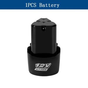 Makita electric drill 12v cordless drill (with 2 lithium batteries) impact drill screwdriver electri