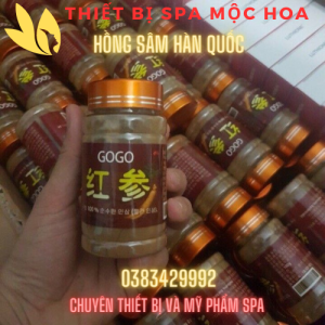 Hồng sâm GOGO Hàn Quốc Bột Hồng Sâm GOGO Cao hồng sâm cấy Nano Trắng da lọ to 250g Mờ Thâm Nám dành cho Spa và tại Nhà