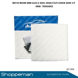 ASAHI MITSUBISHI MIRAGE G4 2012-220 XPANDER 2018-UP CABIN FILTER AIR FILTER 7850A002 AC-304