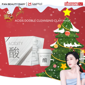 FAN BEAUTY DIARY Facial Mask Skincare Acids Double Cleansing Face Clay Mask Skin Care 10 Pcs 泥好酸双重清肌小杯泥膜
