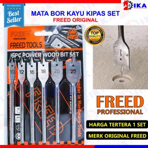 MATA BOR KAYU KIPAS SET 6 PCS FLAT WOOD DRILL BITS ( 10 12 16 18 20 25 )