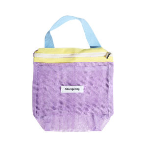 TIHOLE Portable Capacity Mesh Travel Organizer Bag Reusable Transparent Storage Breathable Hangable Foldable Nylon for Toiletries Cosmetic Gift