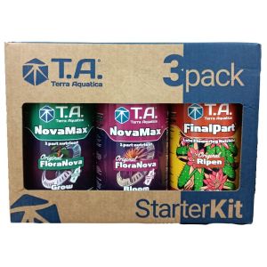 Terra Aquatica Tripack NovaMax Starter Kit (3x500ml) ( Hydroponics Fertilizer 1 Part Fertilizer Super concentrated 1-part hybrid liquid fertilizer )