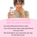 NATURE GLOW Glutathione Collagen 100% Original Collagen Gummy Whitening Glutathione Gummies Anti-Aging Skin Beauty. 