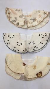 CarterLove Slaber Ruffle Baby Bib Bahan Katun Bamboo Slaber Anak Perempuan - Random
