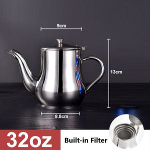 Stainless Steel Oil Strainer Pot Household Oil Container Kitchen Oil Filter Pot Oil Storage Bottle Seasoning Jars Kitchen Supplies