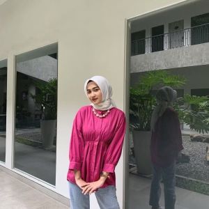 KEMEJA KERUT WANITA KEMEJA ALYA SHIRT KATUN KEMEJA KEKINIAN KEMEJA MURAH KEMEJA TREND
