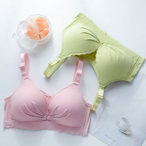 ✨ Breathable Moisture-Wicking Soft Comfort Lift Support Anti-Sagging Anti-Slip Nursing Bra with Front Opening for Pregnant Women
