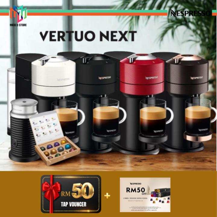 Bundle Set) Nespresso Vertuo Next Coffee and Espresso Machine by