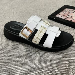 JS X Ichiae - White - Sandal Wedges Wanita Hak Tinggi 3CM