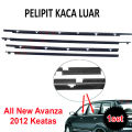Pelipit Kaca Luar All new Avanza/Xenia Weather Strip Avanza Xenia 2012 keatas (1 set). 