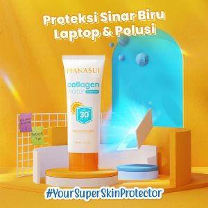 Hanasui Collagen Water Sunscreen SPF 30 PA++ SPF 50 PA++ 30ml || Collagen Water Sunscreen HANASUI Original BPOM
