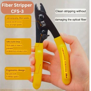 Tang Fiber Stripper Stanlies Style High Tang Kupas Kabel Fiber FO CFS-3 - Alat Tangan untuk Pengupasan Kabel Fiber yang Mudah dan Efisien