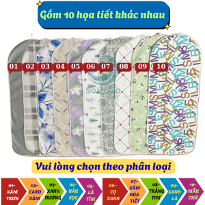 Áo Bọc Bàn Ủi Dây Rút Thông Minh Nhiều Size Cho Bàn Ủi. Áo Phủ Bàn Ủi Chống Trượt Chịu Nhiệt Có Mút mẫu [Bo Thun - Dây Rút]