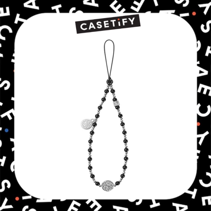 CASETiFY Onyx Phone Charm - Universal Phone Lanyard Convertible