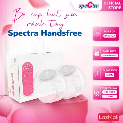 Bộ Cup Hút Sữa Rảnh Tay Spectra Handsfree - Size 24mm/ 28mm Hàng Chính Hãng (02 Chiếc/ Set)