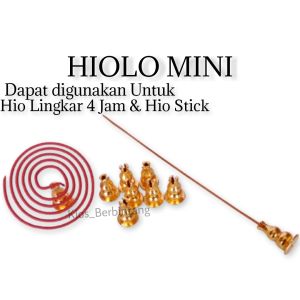 Hiolo Mini Untuk Hio Dupa Lingkar 4 Jam dan Hio Stick