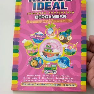 Kamus Ideal Inggris Indonesia Bergambar Grammar And Conversation dilengkapi cara membaca Inggris Indonesia penerbit lingkar media