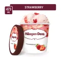 Haagen-Dazs Strawberry Ice Cream 473ML - Frozen. 