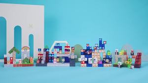 My Magnetic Building Blocks World Garden Theme Set Magnetic Childrens Educational Sensory Toys Building Blocks