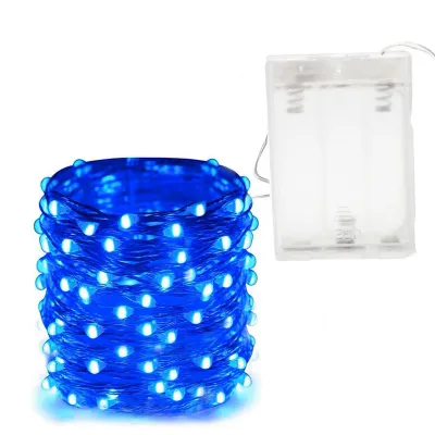 1M 3M 5M 10M LED String Fairy Lights Copper Wire Christmas Light Wedding Party Holiday Fairy Lights Battery Power Supply