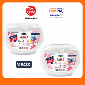 LOGREEN LAUNDRY PODS 6 IN 1 (PEACH) 50s (30s+20s)