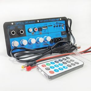 SWIFTTIDE D50 D60 Car Audio Amplifier Dual Microphone Multi-functional Stereo Amplifier Board 12v24v220V Subwoofer Amplifier