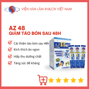 Men AZ48 hộp 20 gói cải thiện táo bón sau 48h- bé ăn ngon