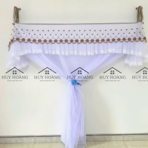 [ Trọn Bộ ] Màn Khung Xếp INOX Gấp Gọn - Tiện Dụng -Khung INOX Chắc Chắn -Tặng Kèm Vít - Màn Xếp Gấp Gọn Huy Hoàng